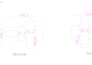 custom box packaging dieline, box cut lines and design
